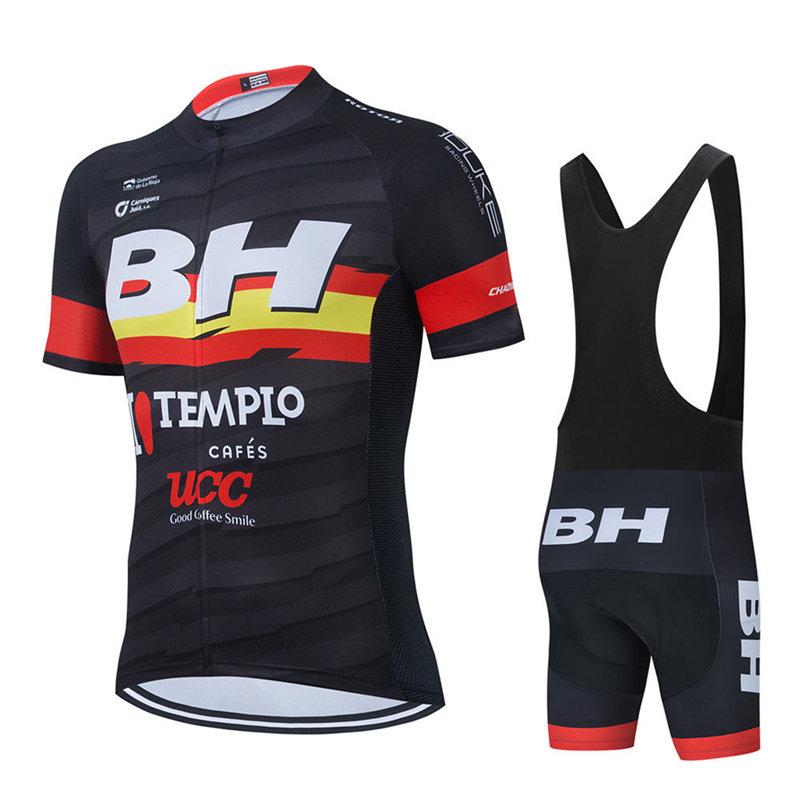 New 2025 Team BH Cycling Jersey Set Men's Cycling Clothing Bicycle Bib Shorts Mountain Road Bike Shirt Suit MTB Maillot Culotte