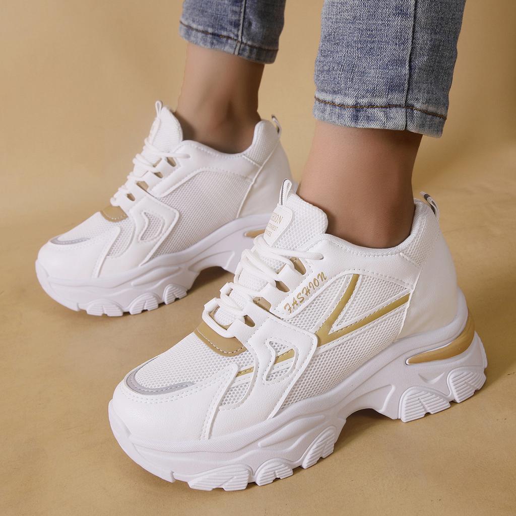 Fashion Women Sneakers 2025 Fashion Comfortable Vulcanized Shoes Women Summer Breathable Anti-slip Outdoor Sneakers Zapatos De Mujer