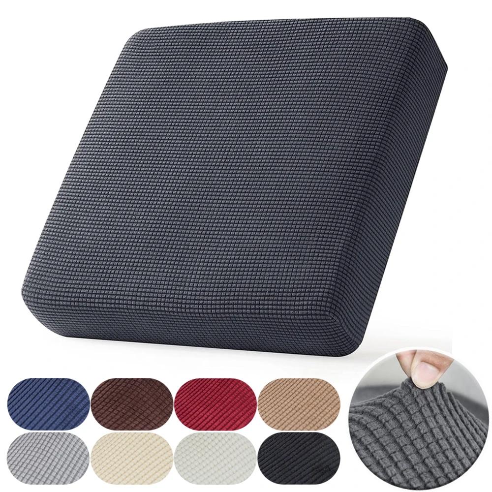 Jacquard Elastic Sofa Cushion Slipcover Adjustable Non-slip Sofa Seat Cover for Living Room Bedroom
