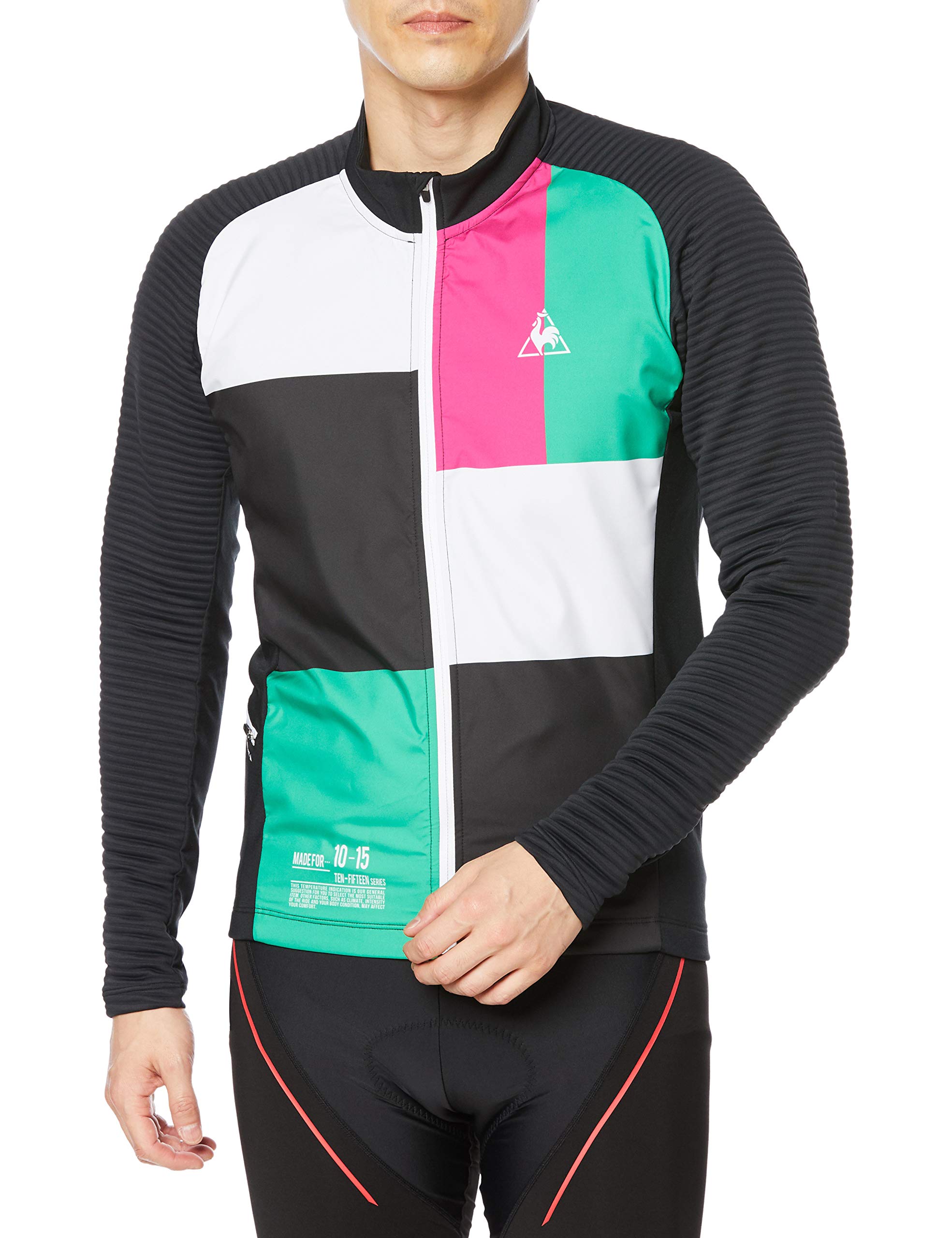 

Coq Длинный рукав Велосипедная майка Enduro Mondrian Windshut Jersey BLK Япония O до японского размера [Le Sportif] Мужская (эквивалент 2л) чёрный