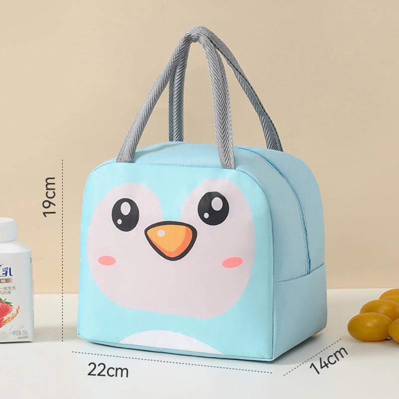Simple Lunch Box Bag Student Bento Bag Portable Thermal Insulated Lunch Box Insulation Bento Pack Student Bento Lunch Handbag