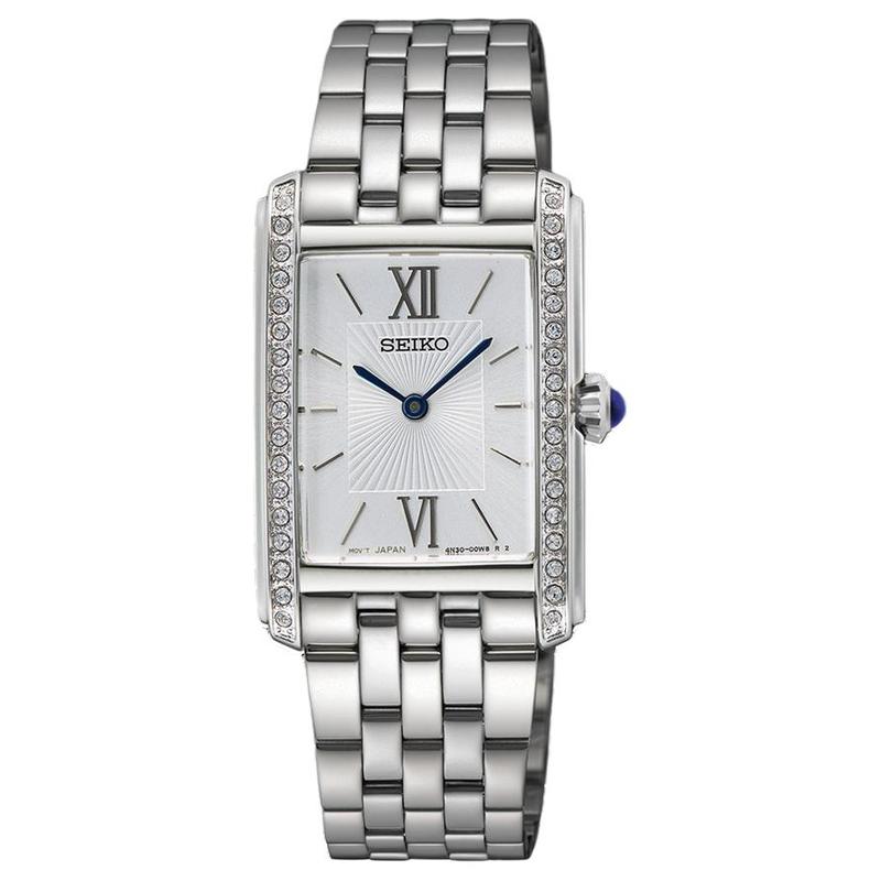 

SEIKO Splash-proof Quartz Steel Strap Women s Watch White Dial SWR091 білий