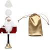 Elegant Plus Size Santa Claus Fancy Dress Outfit In Rich Wine Red Velvet Material