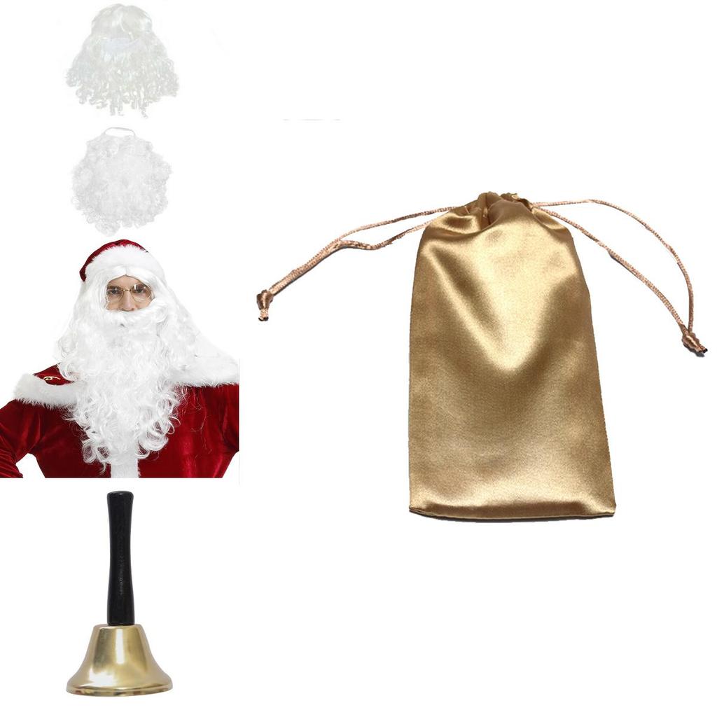 Elegant Plus Size Santa Claus Fancy Dress Outfit In Rich Wine Red Velvet Material
