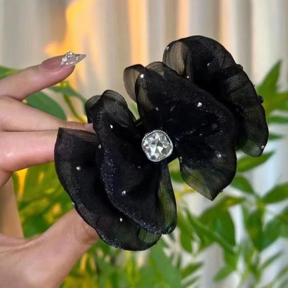 Elegant Hair Clip Solid Color Headwear Fashion Shark Clip  Hair Accessories