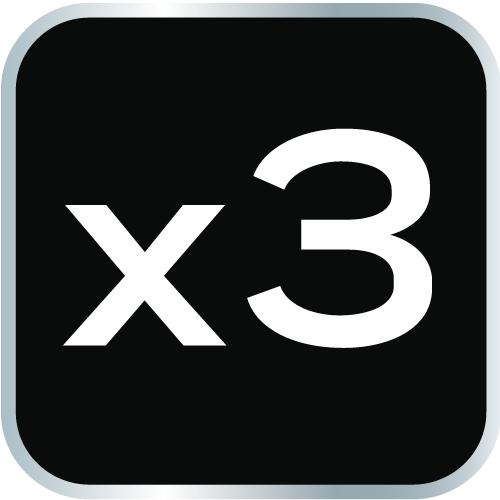 Basic work socks, 3-pack, sizes 39-42