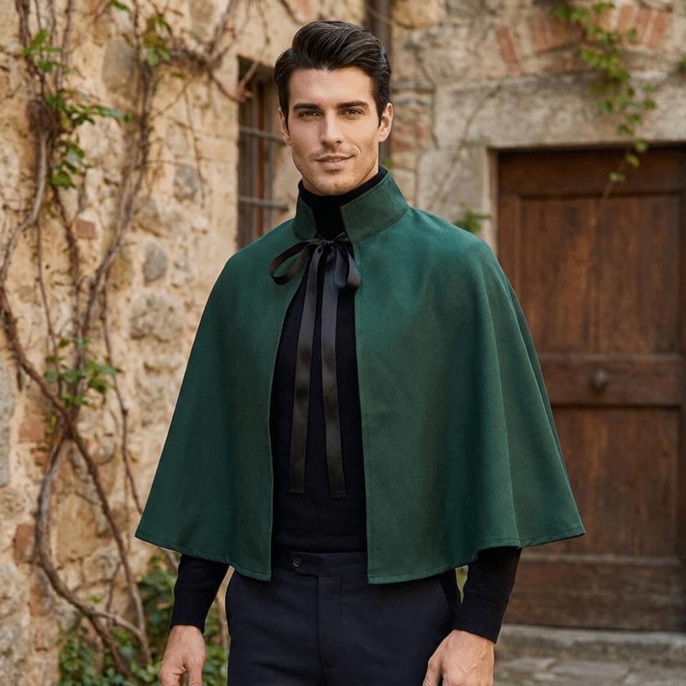 Fantasy Halloween Cloak Retro Cosplay Costume Multi-functional Renaissance Costume Stage Costume