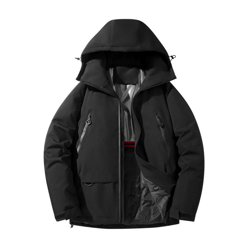 Couple's Same Winter Mountain Work Clothes Thickened Cotton Coat for Men and Women's Coat Windproof and Cold-proof Outdoor Hiking Cotton Coat