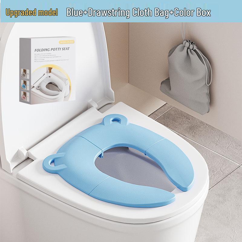 Compact Children's Travel Toilet Seat Pad - Foldable for Easy Storage