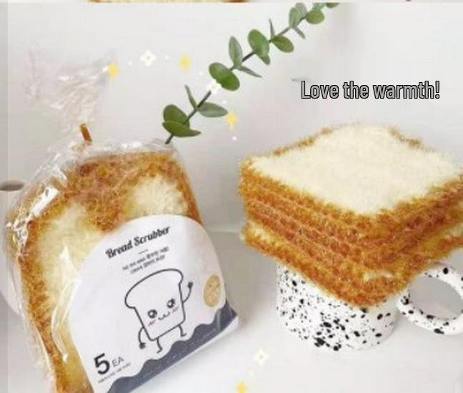 

Полотенца для посуды с изображением корейских тостов: Набор из 5 акриловых губок для мытья посуды