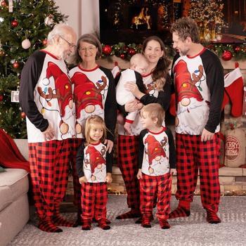 1116 Hot Sale New Christmas Loungewear Family Wear Parent-Child Pajama Printed Set on 1116