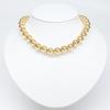 JIL SANDER [Beautiful Condition] 925 Sphere Ball Necklace S Gold colorUsed