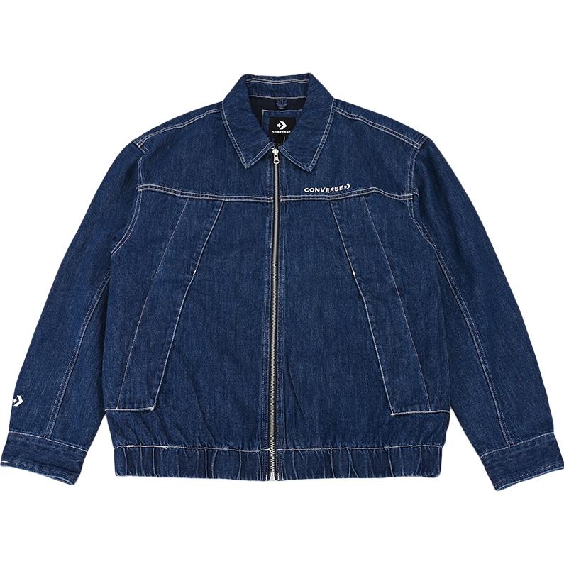 

New Converse Denim Jacket Men s Blue 10027962-A01 L