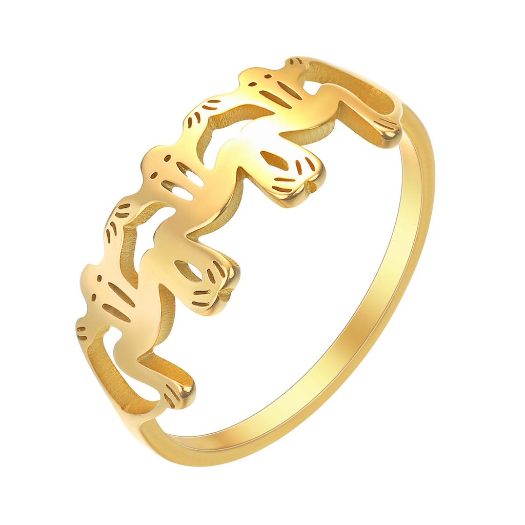 Kinitial Stainless Steel Scissors Egypt Eye of Ra Ghost Bee Gun Finger Knuckle Ring Women Wedding Party Jewelry Birthday Gift