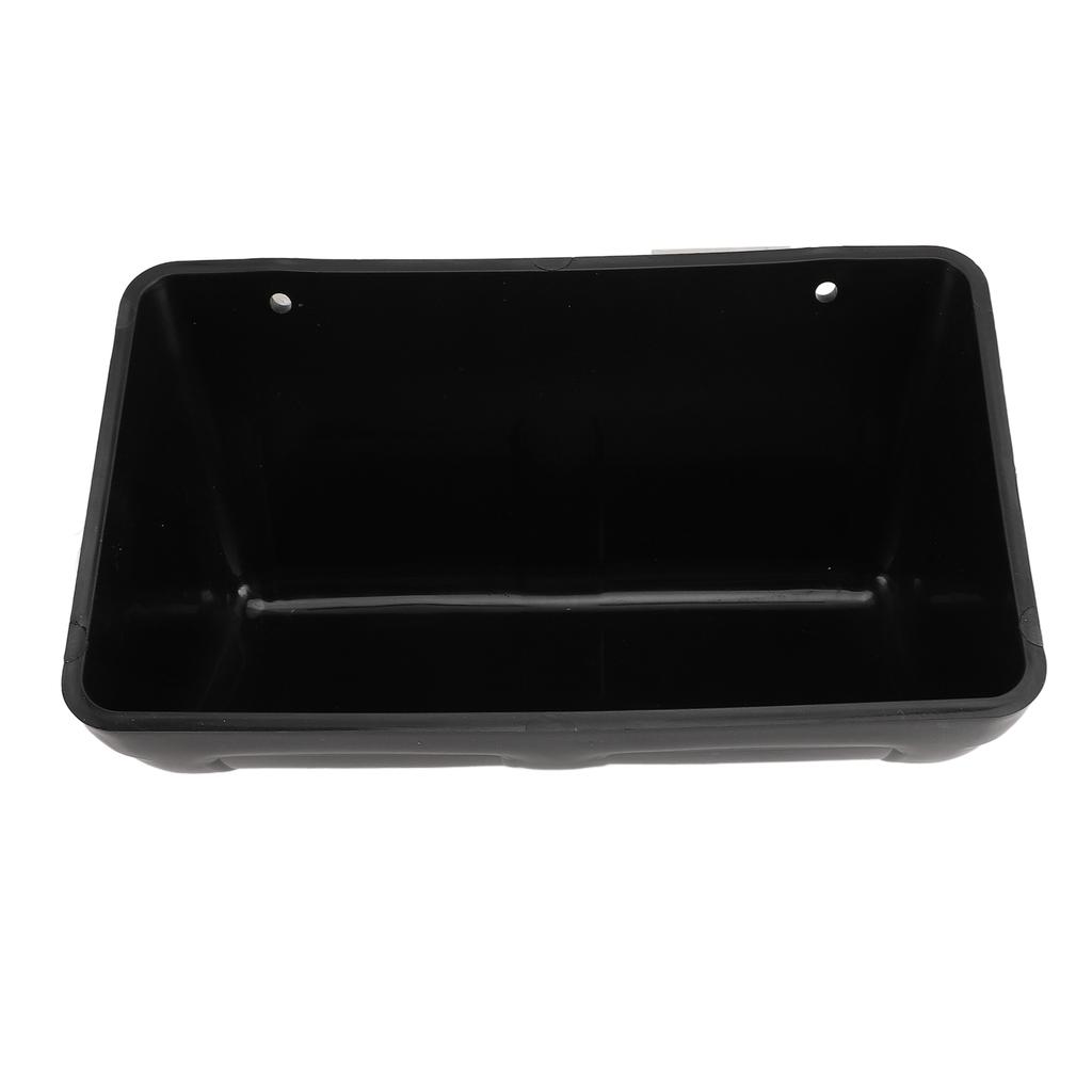 Hrănitor Pui Capră Plastic Agățat Hrănitor Gard Adăpător Jgheab cu Cleme pentru Rață Gâscă Oaie