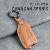 3-Tasten Leder Auto Klappschlüssel Hülle für Changan Alsvin V3 V5 V7 CX20 30 Zhixiang Eulove CS15 CS35 CS75 EV EStar EADO Raeton