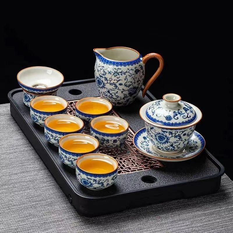 Underglaze Ceramic Tea Set