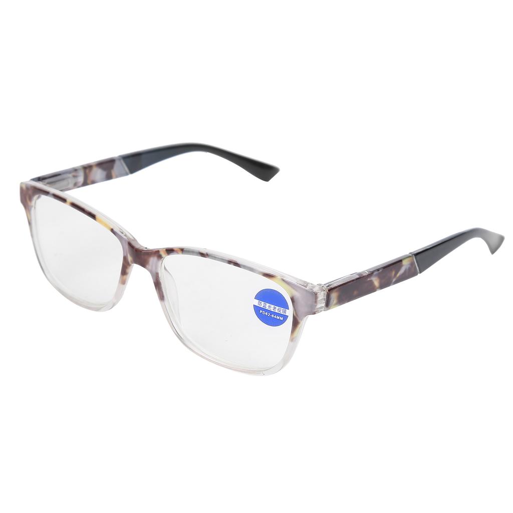 Gray Pattern Frame Stylish Reading Glasses Unisex Elderly Simple Presbyopic Glasses