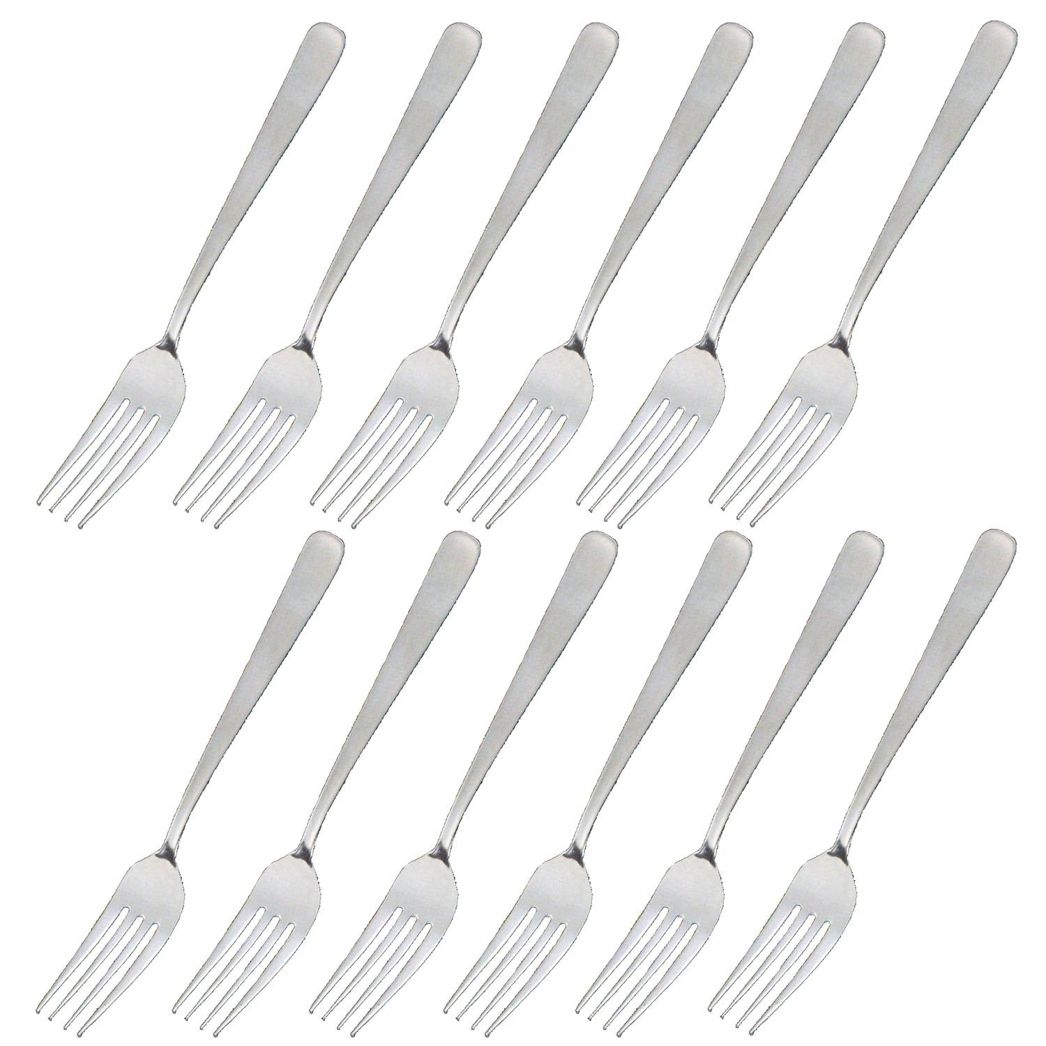 

Nagao Lilac Desert Fork Set of 12 Stainless Steel Made in Japan 18-8 срібний