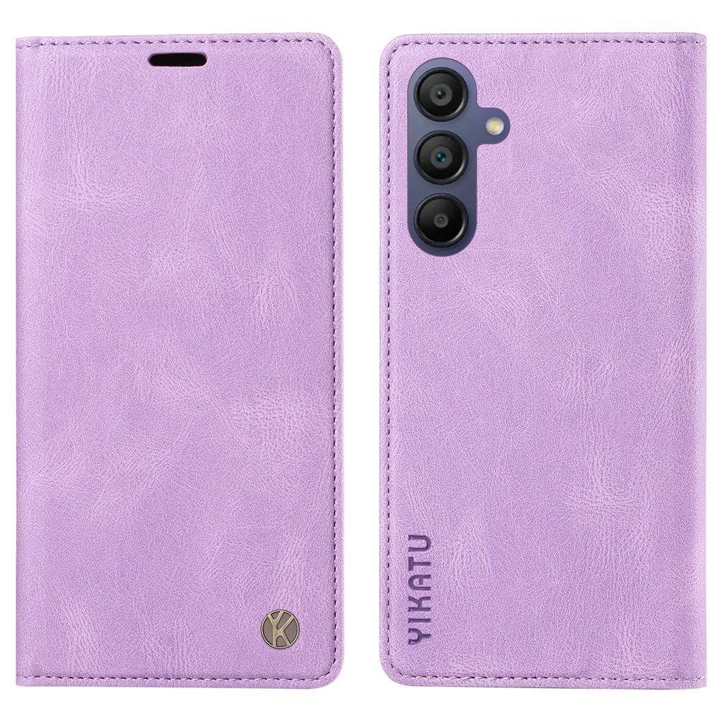 YIKATU YK-004 For Samsung Galaxy A26 5G/A16 5G/A16 4G Case Leather Skin-Touch Phone Cover Magnetic Auto-Absorbed