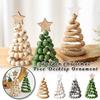 2025 Christmas Decoration Ornaments Nordic Ins Wooden Christmas Tree Tabletop Ornaments Decoration Ornaments Homen Decor