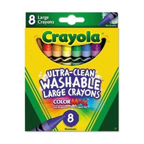 Abwaschbare Wachsmalstifte für Kinder Ultra-Clean Color Max Crayola 8 Farben