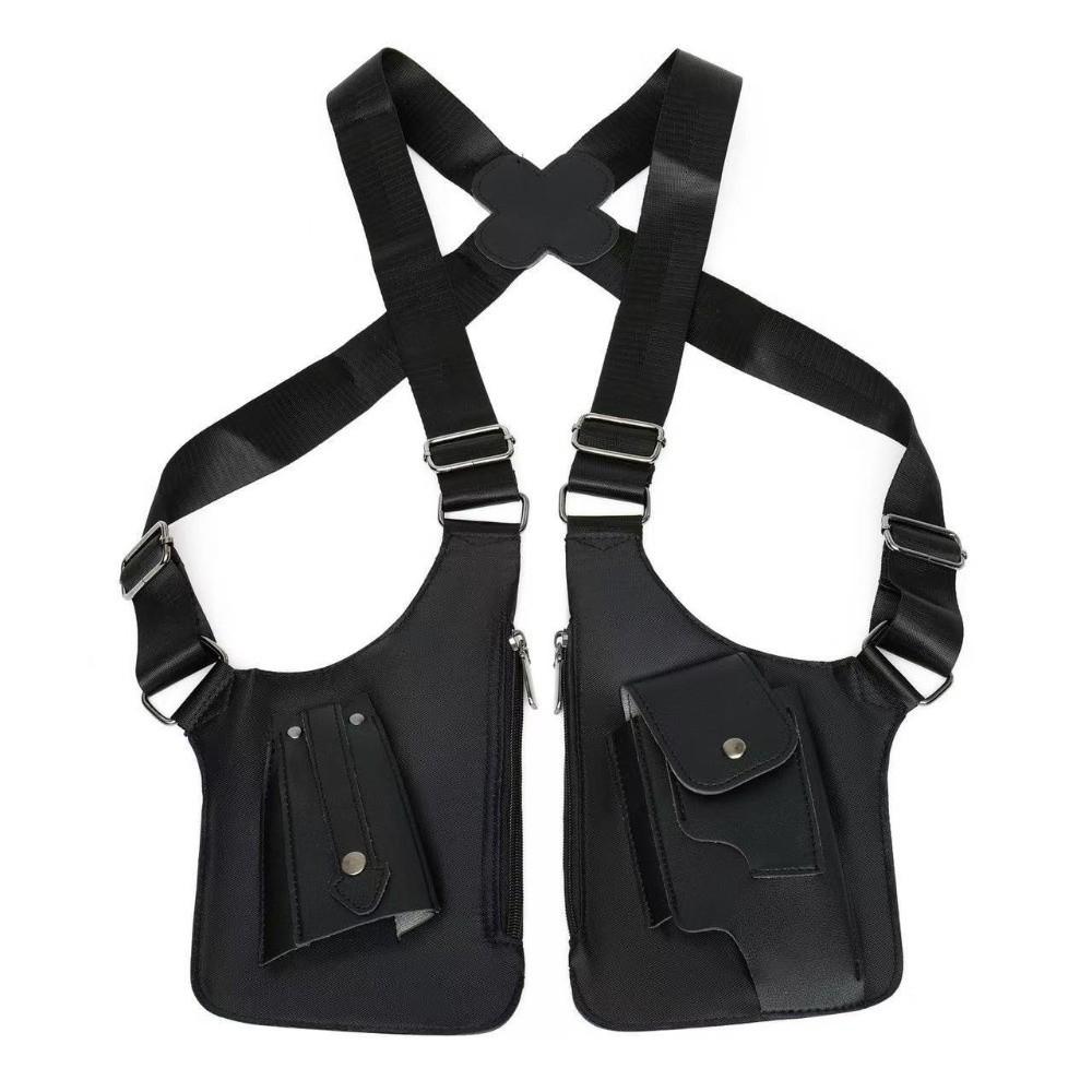 Vintage Mobile Phone Chest Bags Anti-Theft Shoulder Harness Bag Double Shoulder Pouch  Outdoor