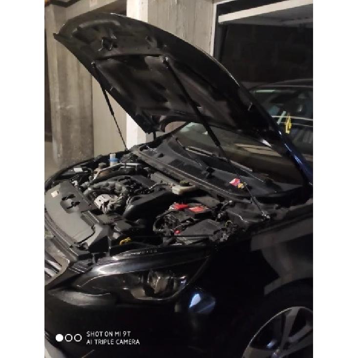 for Peugeot 308 T9 2014-2021 Front Hood Bonnet Modify Gas Struts Lift Supports Shock Dampers Absorber Rod Prop Bar Carbon Fiber