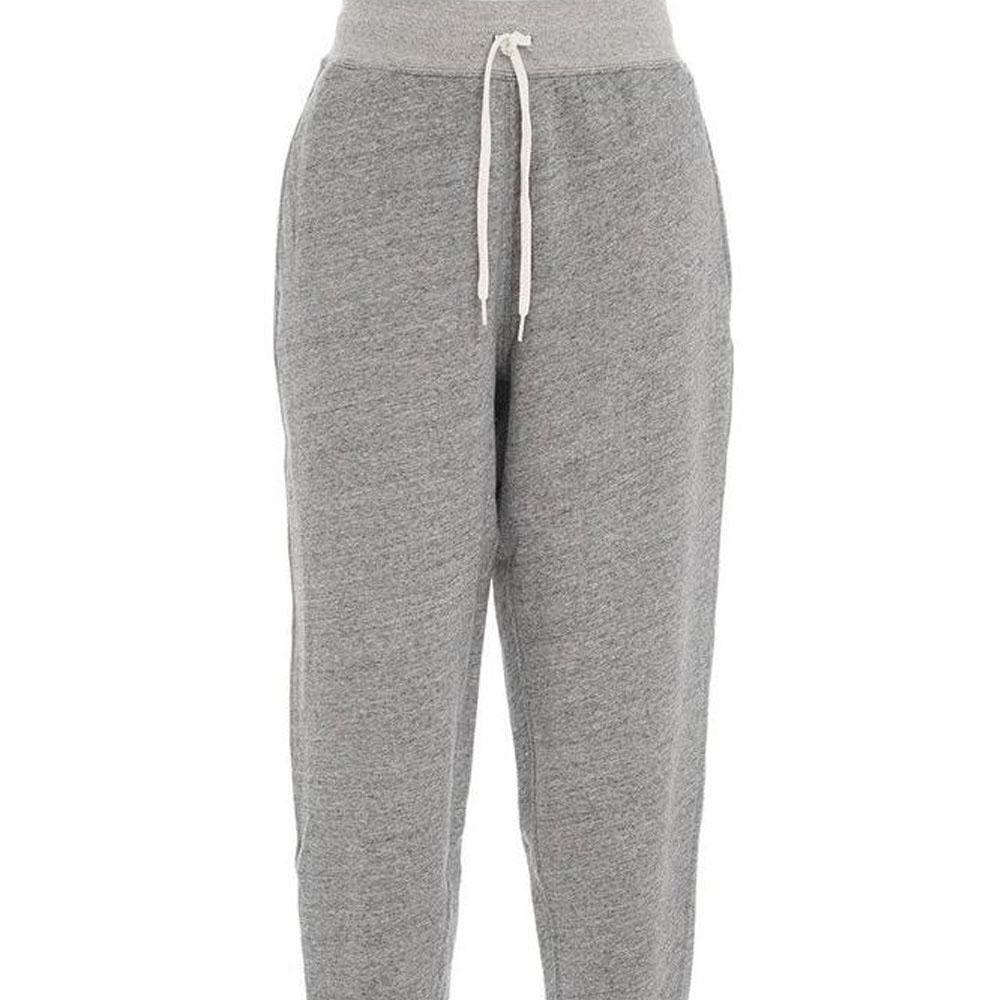 Polo Ralph Lauren Solid Color Lace-Up Loose Casual Pants Women bottoms Gray 211910182-001