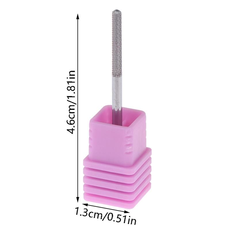 Tungsten Steel Nail Drill Bit Nail File Carbide Nozzle Gel Remover Nail Cleaner Millings Bit