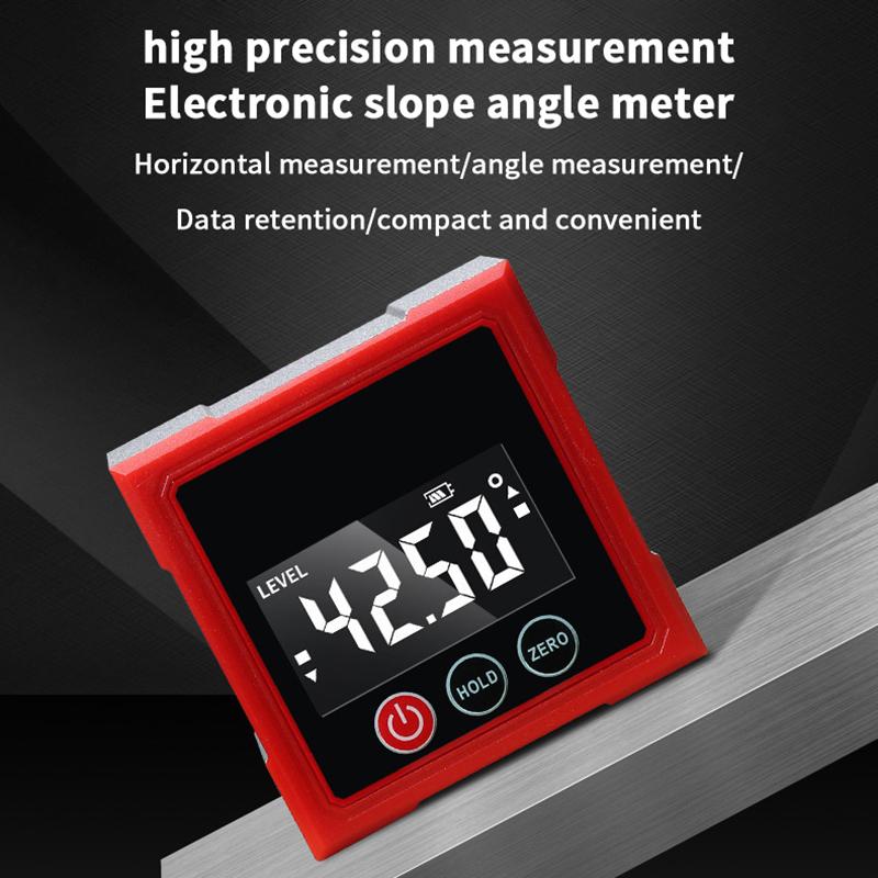 Magnetic Horizontal Angle Gauge Mini Slope Gauge Small Electronic Digital Tiltmeter Angle Measuring Instrument Angle Gauge
