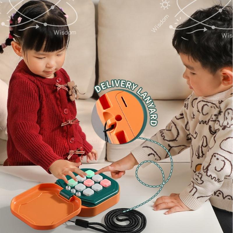 Portables Thinking Training Game with 5 Difficulty Levels And LED Display for Family Fun And Learning