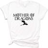 ANRevelinCN Camisetas Unisex de Algodão com Gola Redonda e Manga Curta Camisetas Mãe dos Dragões Game of Thrones