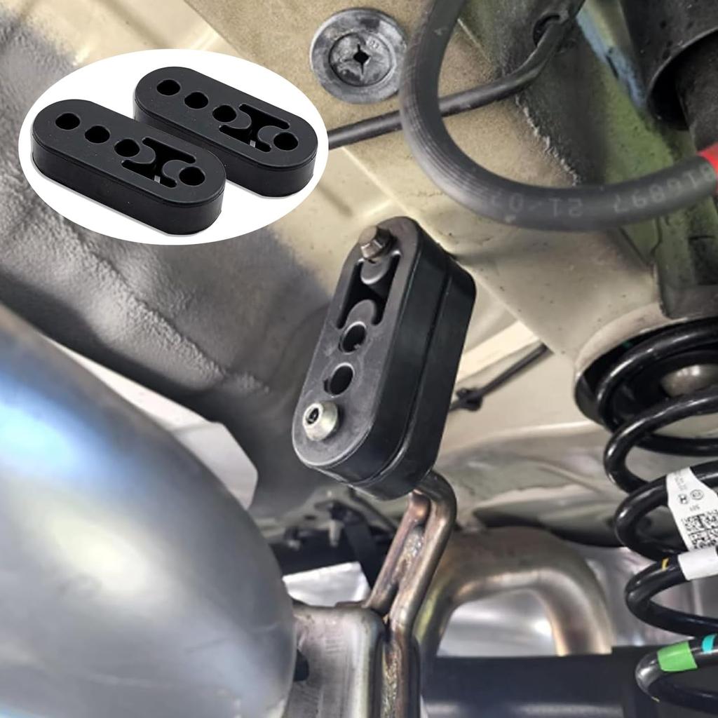 Latikaly Auspuffhalterung, 2er Set, Automobil, Universal, Verstärkter Auspuff, Gummiaufhängung,