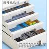 Jiza Lockable Mini Chest, Perfect for Office Storage, Desktop Storage, Drawers, Cosmetics, Stationery, and More (Gray, 5 Tiers)