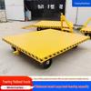 Industrial Heavy-Duty Mobile Flatbed Trailer for Goods Handling