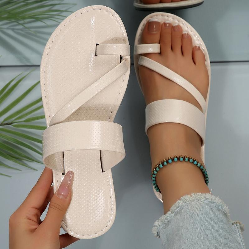 Fashion 2025 Summer New Large Sandals Breathable Flat Slippers Outdoor Travel Women's Shoes High Quality Beach Women's Slippers