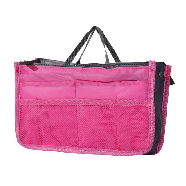 

Large Capacity Layered Bag with Double Zipper Opening and Closing, Easy To Store Items Such As Tablets, Laptops,Files,Books, Etc
