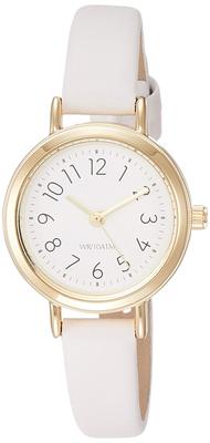 Analog Pluy Small Waterproof Leather Strap White Dial White [Fieldwork] ST246-1 Women's
