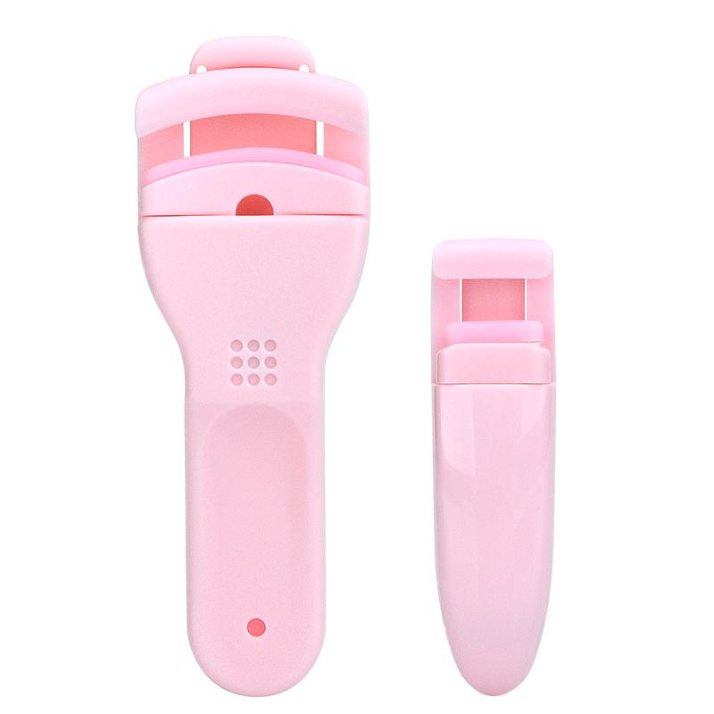 

Eyelash Curler Wide Angle Silicone Pad Tweezers Eye Clip Fashion Women Cosmetic Professional Beauty Makeup Tools розовый