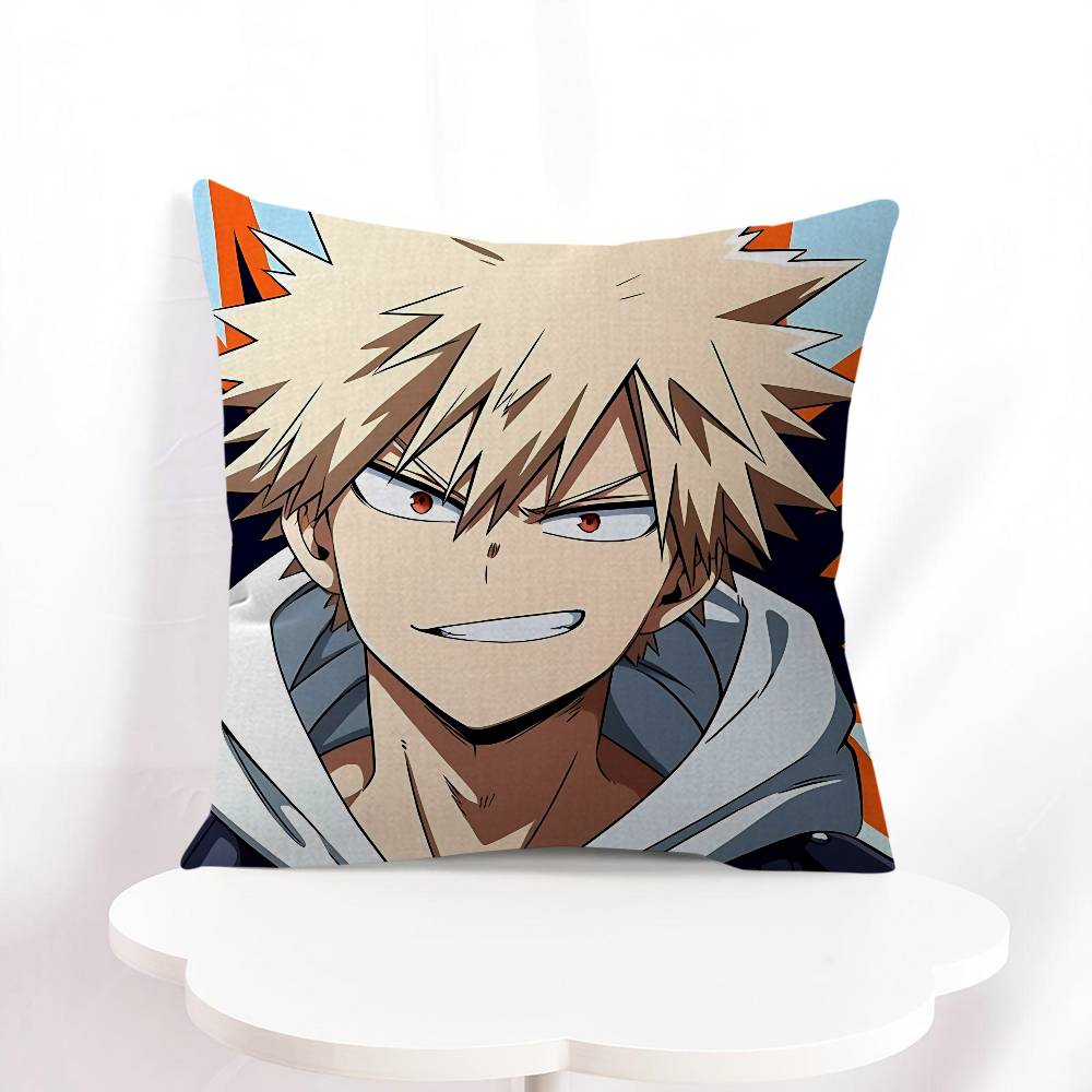 K-Katsuki Bakugo Anime Federa Cuscino Morbido Peluche Custodia Cuscino Per Casa Soggiorno Divano Decorazione