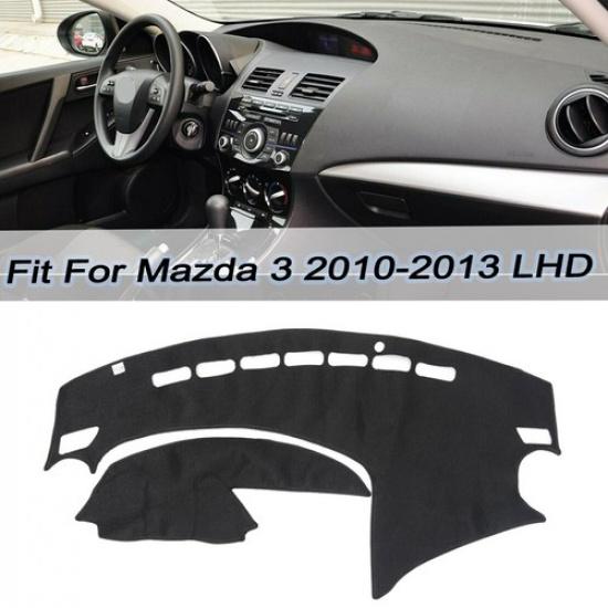 DashMat Dashboard Mat Cover Pad Carpet Sun Protector For Mazda 3 2010-2013 2.0L