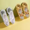 PU Ballet Shoes Yoga Shoes Exercise Shoes Gold and Silver Ladies Dance Shoes