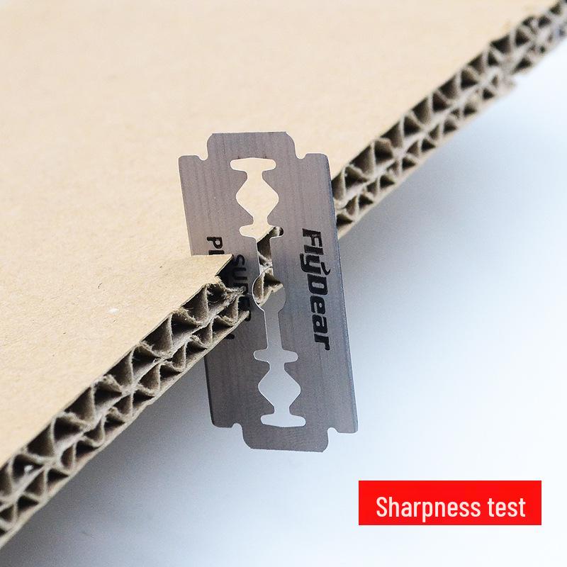 Double-Edged Razor Blades for Men's Shaving & Eyebrow Trimming, 10-Pack