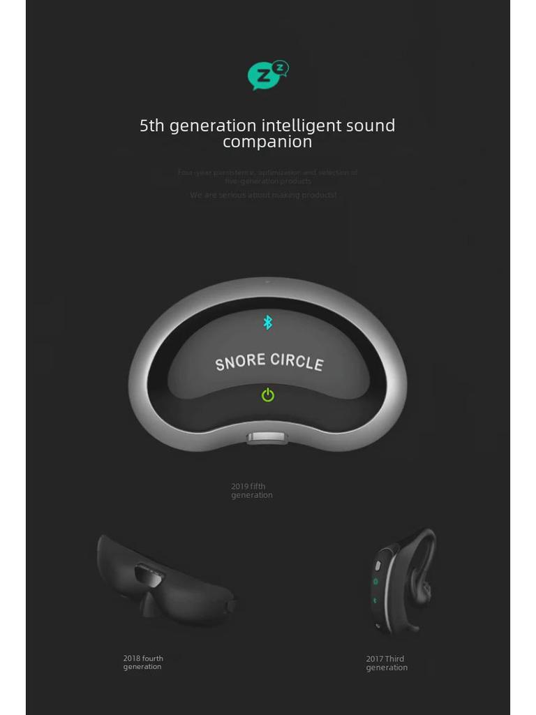 Yunzhongfei Înlocuire inteligentă a plasturelui anti-sforăit pentru gât pentru acasă și călătorii