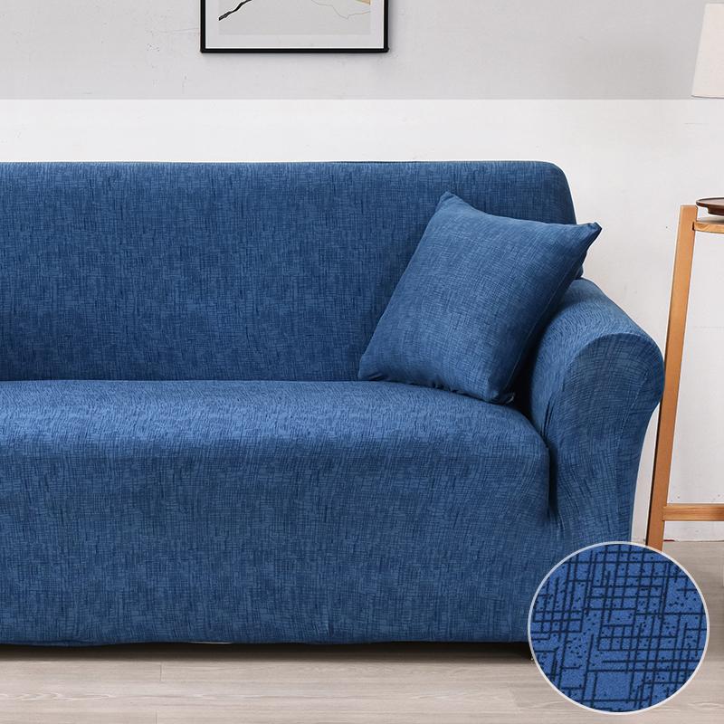 Lattice Printed Sofa Cover for Living Room Pet Kids Stretch Elastic Couch Cover for L Shape Sectional Furniture Protector