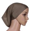 Headscarf Cap Delicate Adjustable Mercerized Cotton Solid Color Head Wrap for Daily Wear