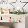 Christmas Molds Christmas Ornaments Resin Pendant Molds Snowflake Home Decor for Kitchen Window Shelf Plaster Wax Clay Fondant