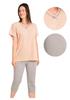 Women's Pajamas 3XL Cotton Short Sleeve 3/4 Length Pants Nice Soft Light