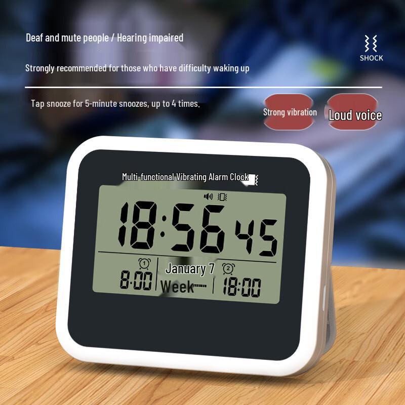 

Silent Vibration Alarm Clock & Multi-Sport Stopwatch